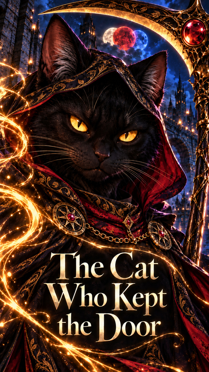 Cover art for The Cat Who Kept the Door