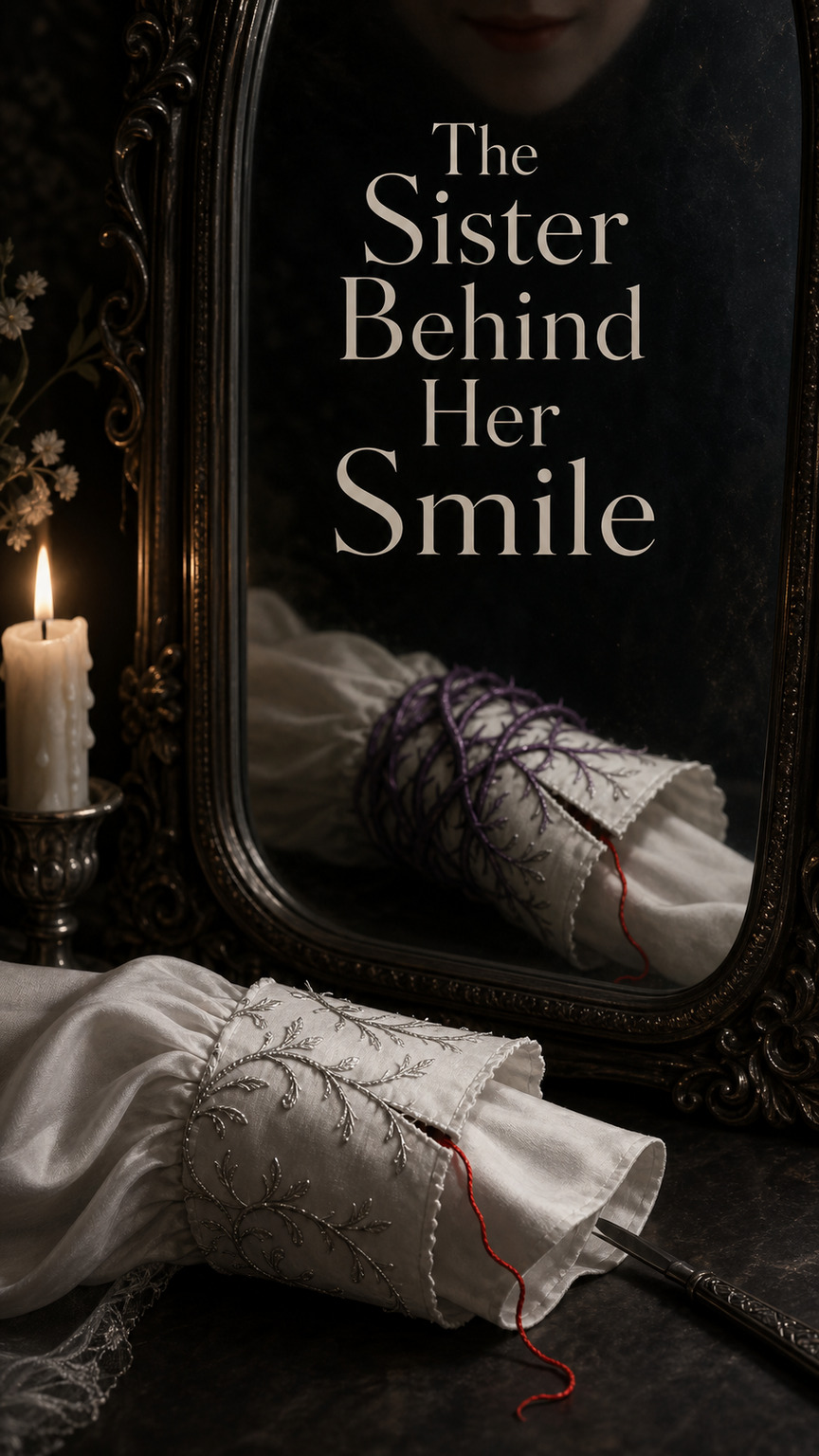 Cover art for The Sister Behind Her Smile