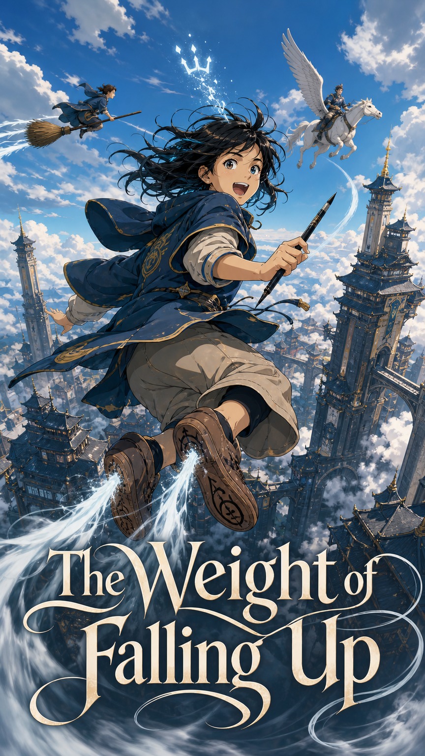 Cover art for The Weight of Falling Up